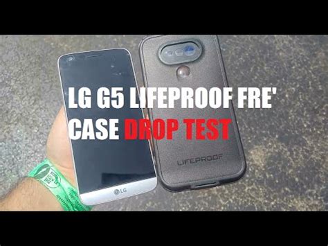 Lifeproof FRE' Case for LG G5 Drop Test 